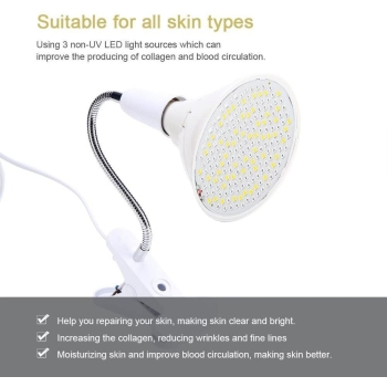 Lampa grzewcza Skin Beauty, światło LED do odmładzania skóry 16W [13070000345]